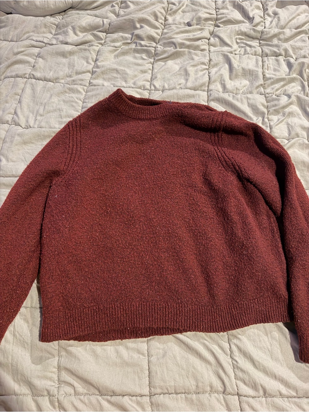 a new day Women's Maroon Crewneck Sweater
